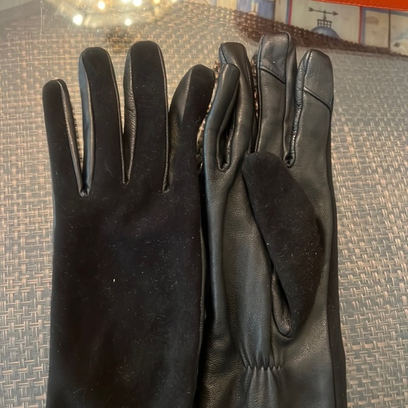 Elbow length Target leather suede tall evening opera gloves luxury phone touch - Picture 6 of 12